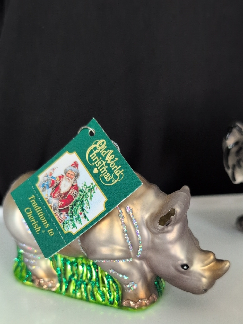 4 Piece Set Of Old world Christmas   Zoo Animals